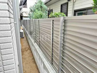アルミ形材 フェンス LIXIL AB YL3型 横ルーバー3 目隠し