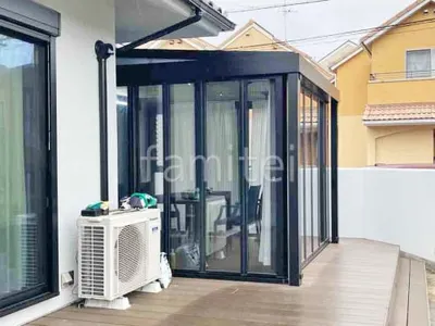 ガーデンサンルーム  LIXIL ジーマ フラット屋根