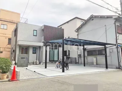 新築シンプル オープン外構