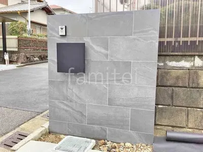 門柱 壁タイル貼り LIXIL アヴァンティ 郵便受けポスト 東洋工業 エクティ