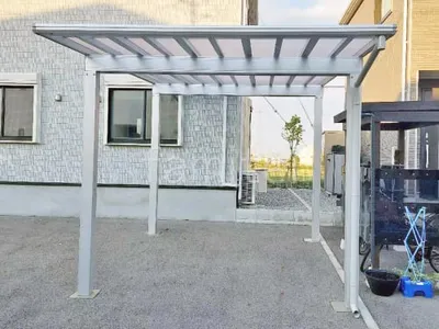 カーポート１台 （単棟） YKKAP エフルージュ 積雪50cm対応 フラット屋根