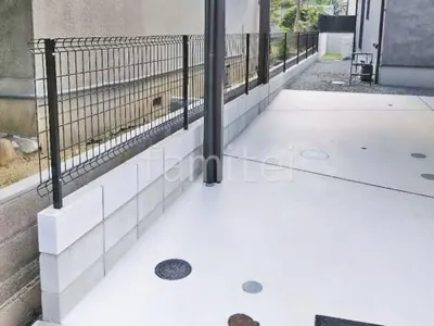 スチールメッシュ フェンス YKKAP イーネット3F型 スチール柱 境界・メッシュ