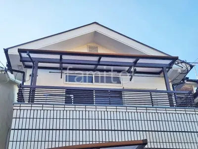 ２階ベランダ屋根  YKKAP ソラリアF フラット屋根 スタンダード 壁付