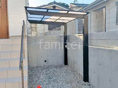 サイクルポート 自転車バイク屋根 LIXIL ネスカF ミニ フラット屋根