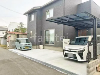 新築シンプル オープン外構