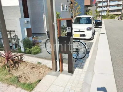 機能門柱 照明あり  YKKAP 木製調 ルシアスポストユニットHD01型 