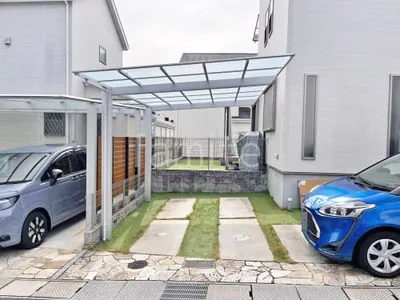 カーポート１台 （単棟） LIXIL ネスカＦ フラット屋根