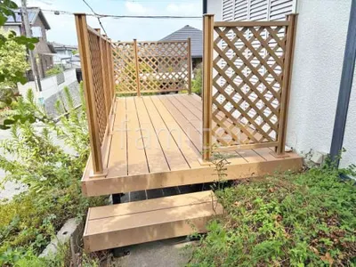 人工木デッキ  LIXIL 人工木 樹ら楽ステージ 