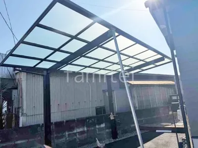 カーポート１台 （単棟） YKKAP エフルージュ FIRST フラット屋根