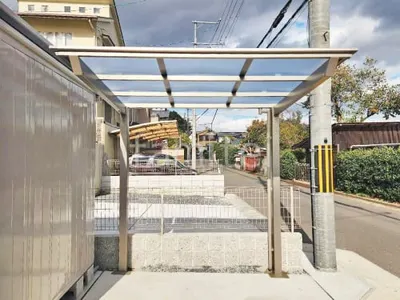 サイクルポート 自転車バイク屋根 LIXIL ネスカF ミニ フラット屋根