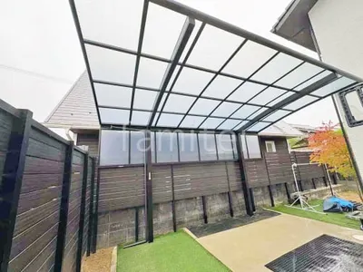 カーポート１台 （単棟） YKKAP アリュース アール屋根