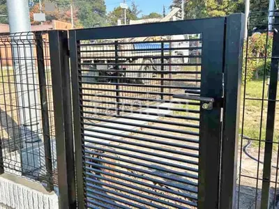 片開き 門扉 LIXIL AB YR2型 細横桟 