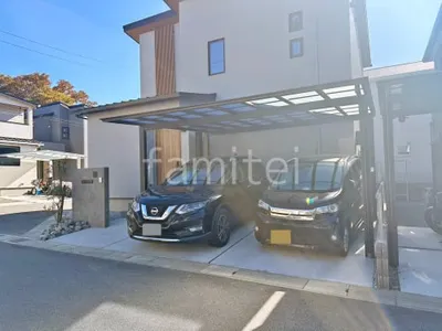 新築シンプル オープン外構