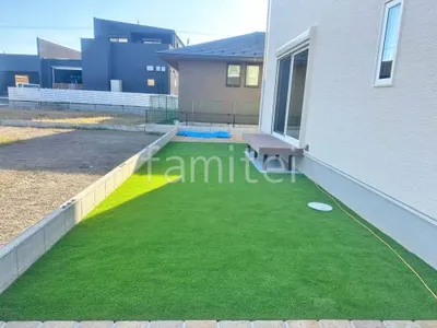 人工芝 防草シート加工 ヨシミツ毛織 リアル人工芝 35mm 