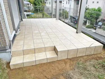 タイルデッキ 壁1面  LIXIL パセオ ベーシック テラコッタ風