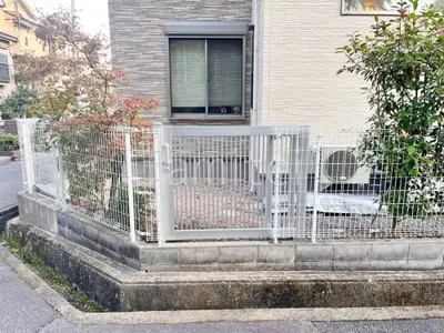 勝手口門扉 三協アルミ レナード2型 引き戸