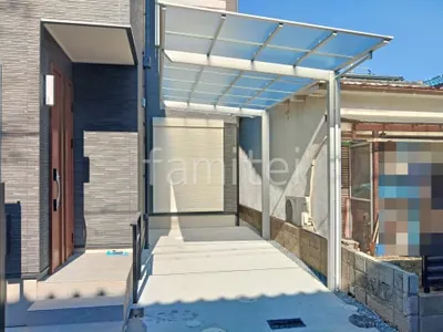 カーポート１台 （単棟） LIXIL ネスカＦ フラット屋根