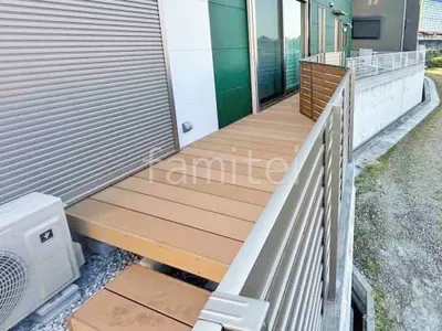 人工木デッキ  LIXIL 人工木 樹ら楽ステージ 