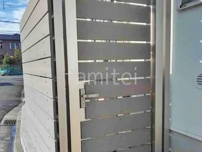 勝手口門扉 F&F ニコボード門扉 片開き