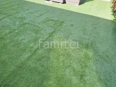 人工芝 防草シート加工 グリーンフィールド リアリーターフ ミドル 25mm 