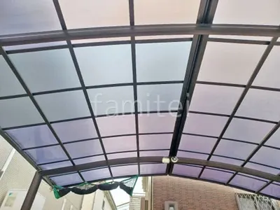 既存カーポート屋根補修