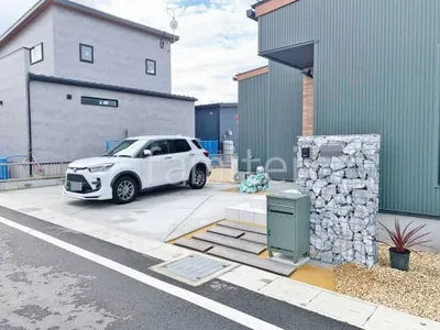 新築シンプル オープン外構