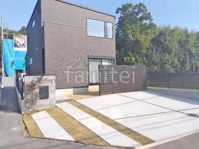 新築シンプル オープン外構