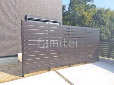 人工木・樹脂 フェンス（木調） F＆F マイティウッド デコll 高尺タイプ 目隠し 木調・ラティス 樹脂