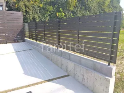 アルミ形材 フェンス LIXIL AB YS3型 横スリット3 目隠し