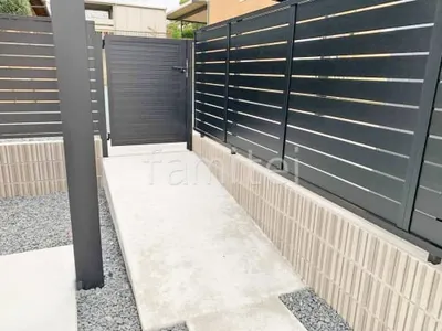 勝手口スロープ 門扉 LIXIL AB YM2型 片開き