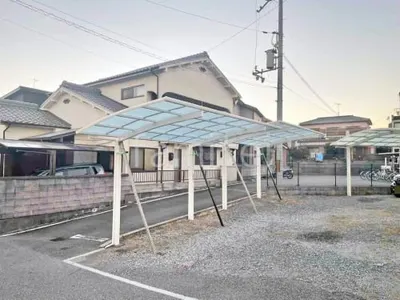 カーポート１台 （単棟） YKKAP アリュース アール屋根