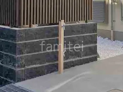 立水栓  ユニソン スプレスタンド60 蛇口2個付 