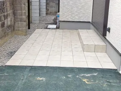 タイルデッキ 壁2面  LIXIL パセオ ベーシック テラコッタ風