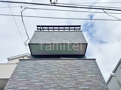 ３階ベランダ屋根  三協アルミ レボリューZ F 積雪50cm対応 フラット屋根 スタンダード 壁付