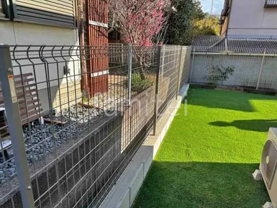 スチールメッシュ フェンス YKKAP イーネット3F型 スチール柱 境界・メッシュ