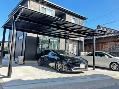 カーポート２台(ワイド) ツイン LIXIL ネスカＦ フラット屋根