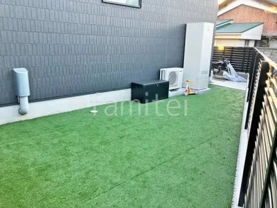 人工芝 防草シート加工 マツモト 人工芝 30mm 