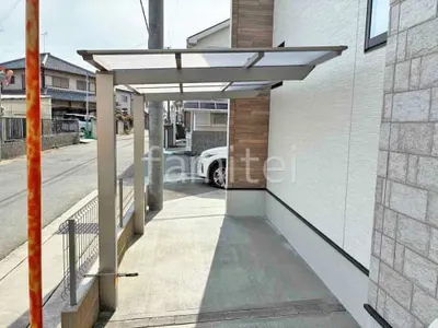 サイクルポート 自転車バイク屋根 LIXIL ネスカF ミニ フラット屋根