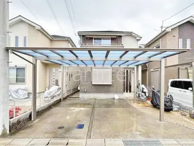 カーポート２台(ワイド) ツイン LIXIL ネスカＦ フラット屋根