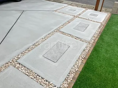 玄関アプローチ 土間コンクリート