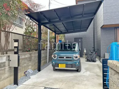 カーポート１台 （単棟） LIXIL ネスカＦ フラット屋根