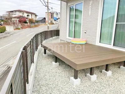 人工木デッキ  LIXIL 人工木 樹ら楽ステージ 