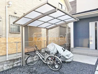 サイクルポート 自転車バイク屋根 LIXIL ネスカR ミニ アール屋根
