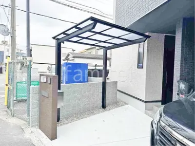 サイクルポート 自転車バイク屋根 LIXIL ネスカF ミニ フラット屋根