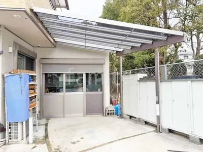 １階テラス屋根 （雨除け） LIXIL スピーネF フラット屋根 スタンダード 壁付