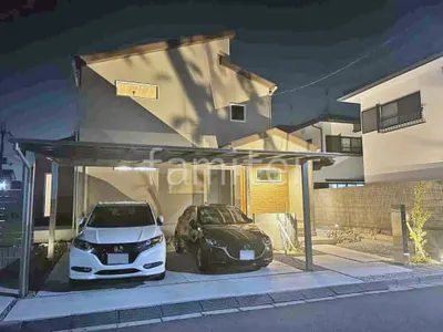 カーポート２台(ワイド) ツイン LIXIL ネスカＦ フラット屋根