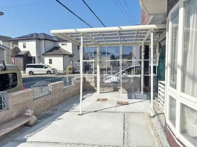 カーポート１台 （単棟） LIXIL フーゴAプラス アール屋根