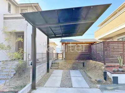 カーポート１台 （単棟） LIXIL ネスカＦ フラット屋根