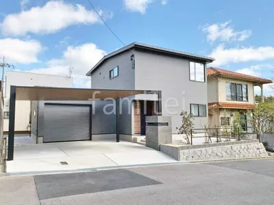 新築シンプル オープン外構