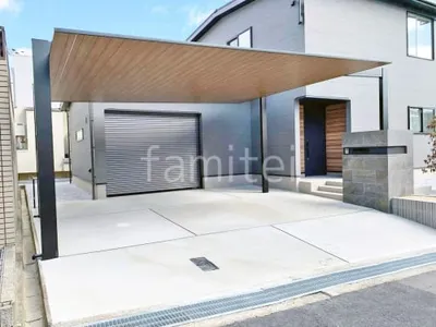 柱色 ブラック 屋根色 チェリーウッド